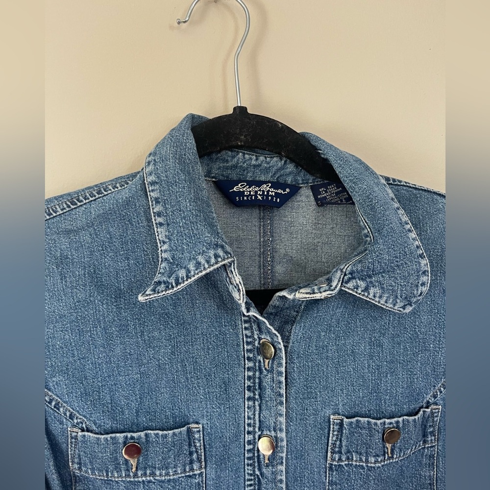 Eddie Bauer Denim Dress - Light Blue